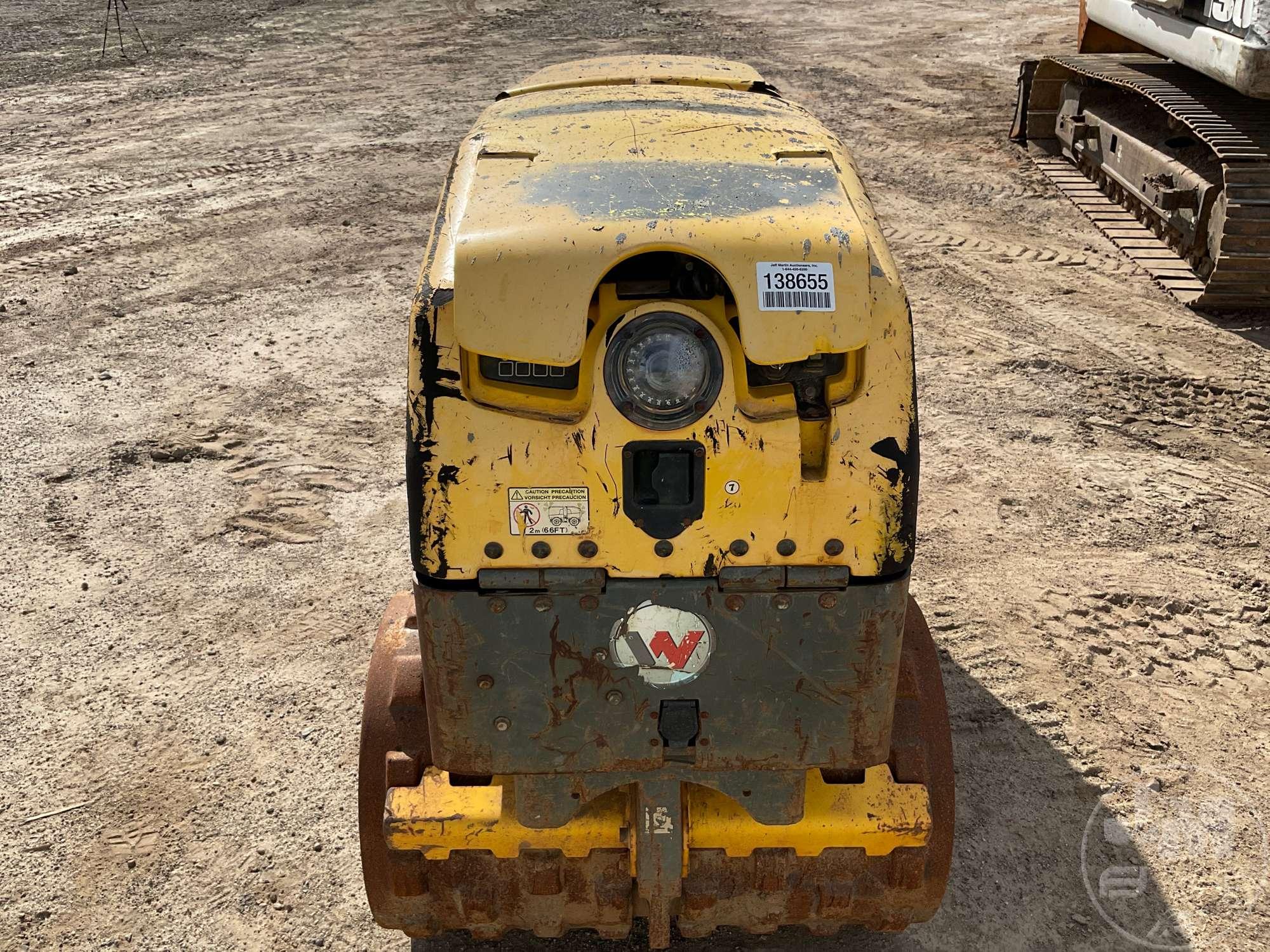 2010 WACKER NEUSON RTSC2 WALK BEHIND TANDEM VIBRATORY COMPACTOR SN: 5897677