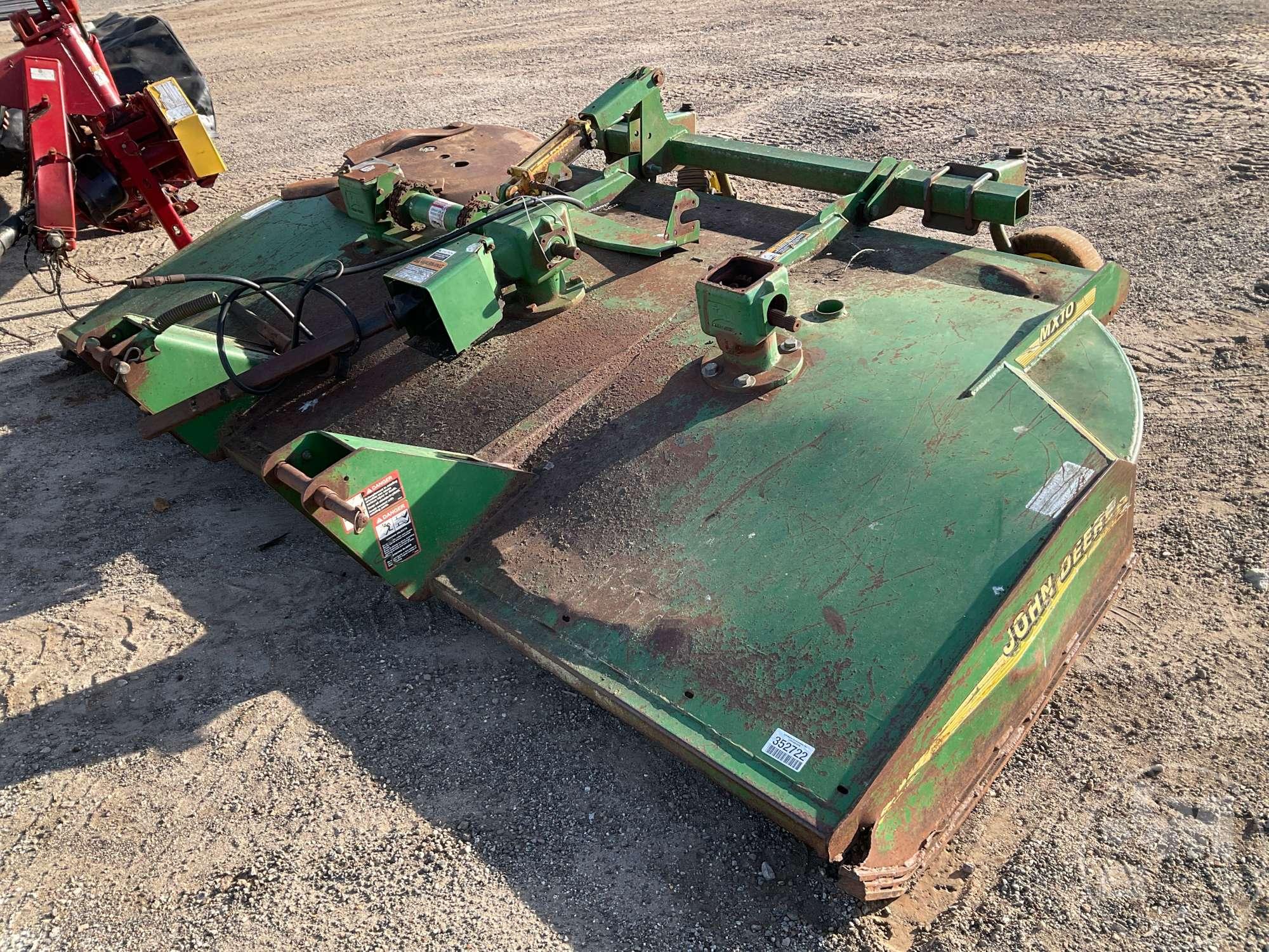 JOHN DEERE MX10 10' ROTARY MOWER