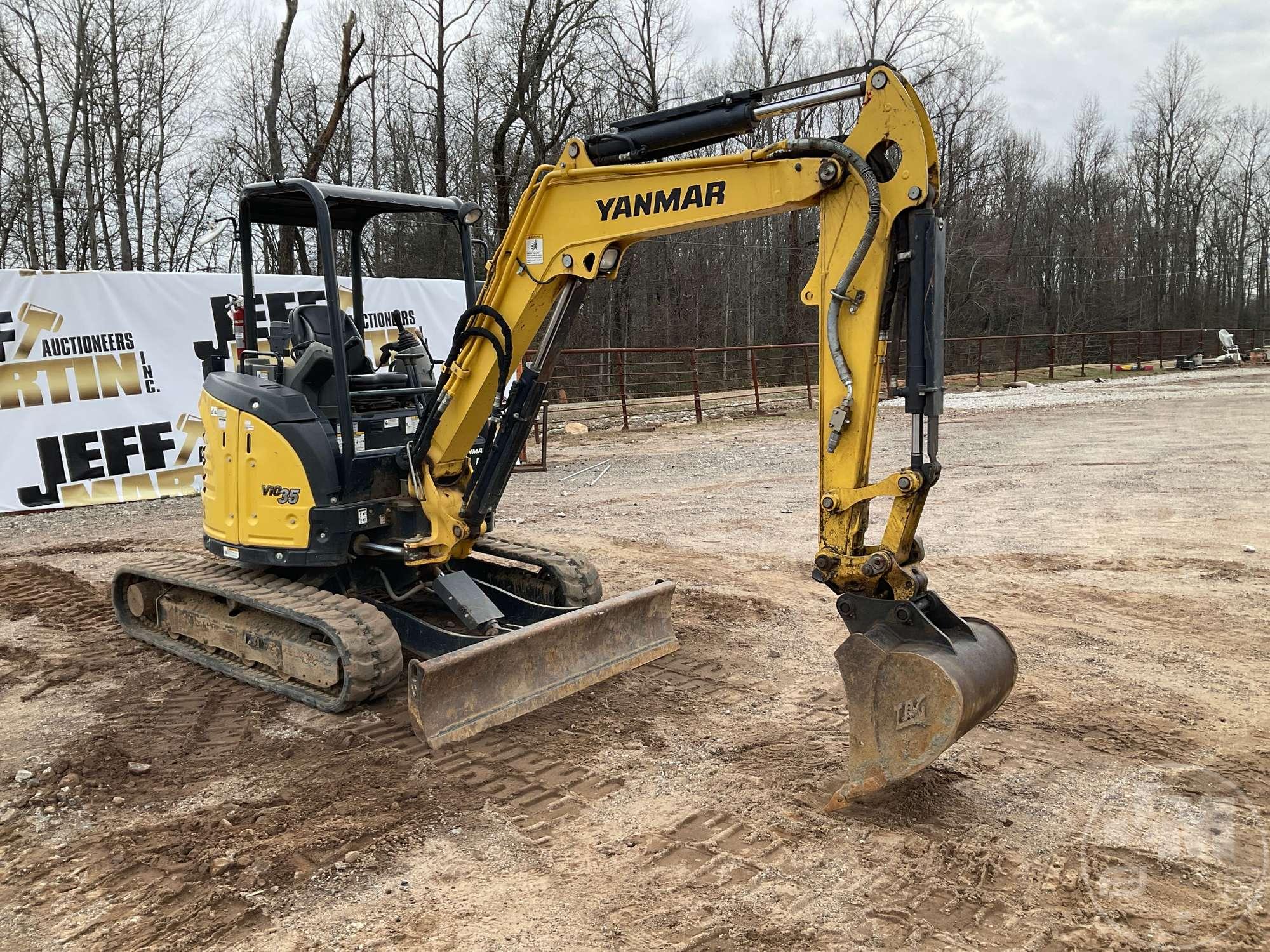 YANMAR VIO35 MINI EXCAVATOR SN: YMRVIO35CJAJAH109