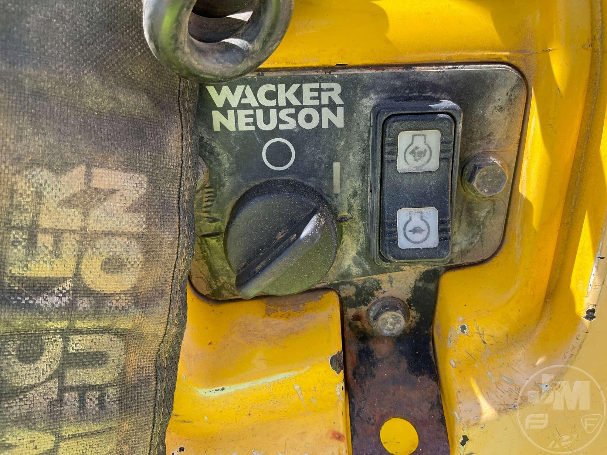 2010 WACKER NEUSON RTSC2 WALK BEHIND TANDEM VIBRATORY COMPACTOR SN: 20027349