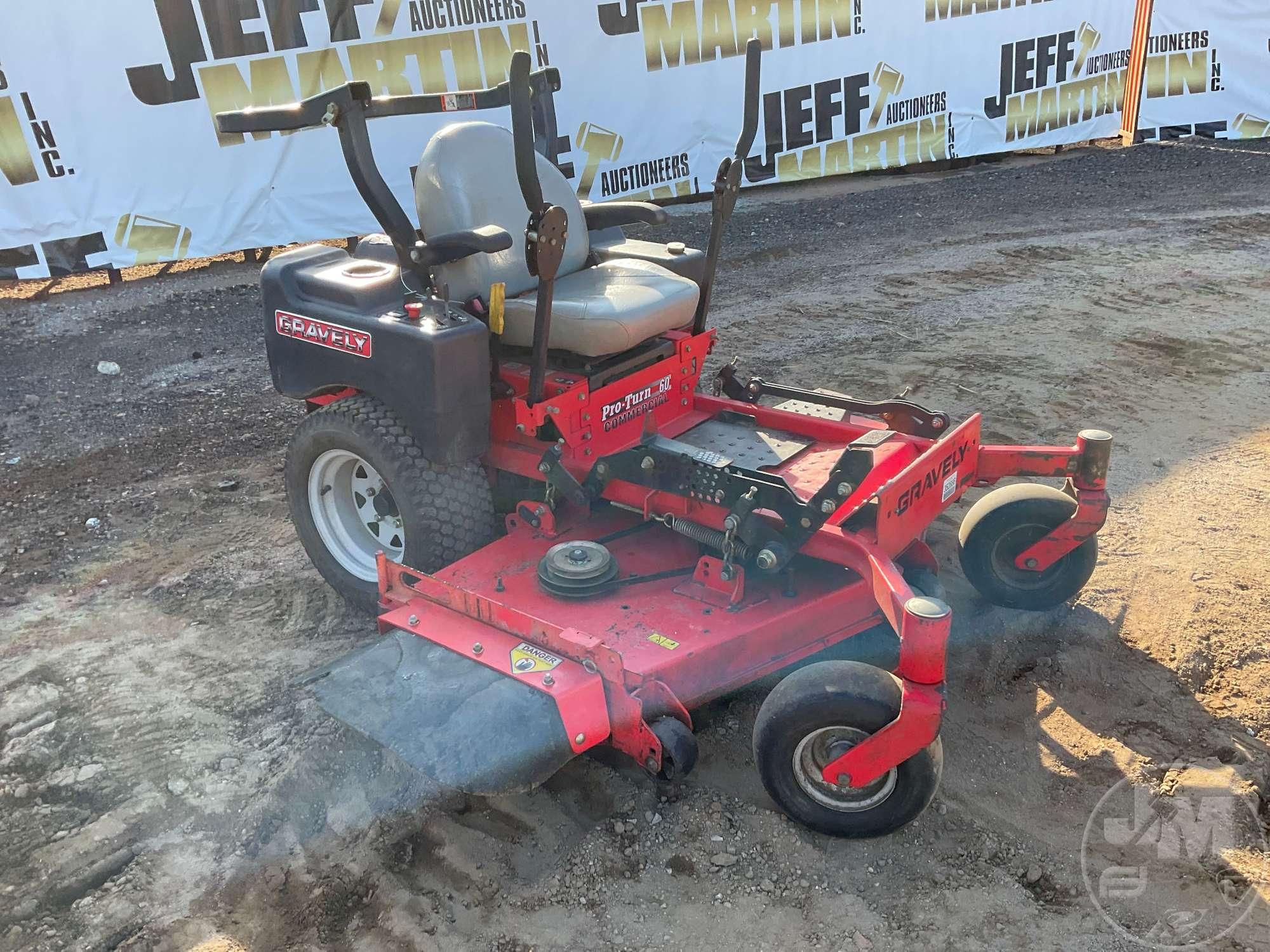 GRAVELY 991203 ZERO TURN SN: 030480