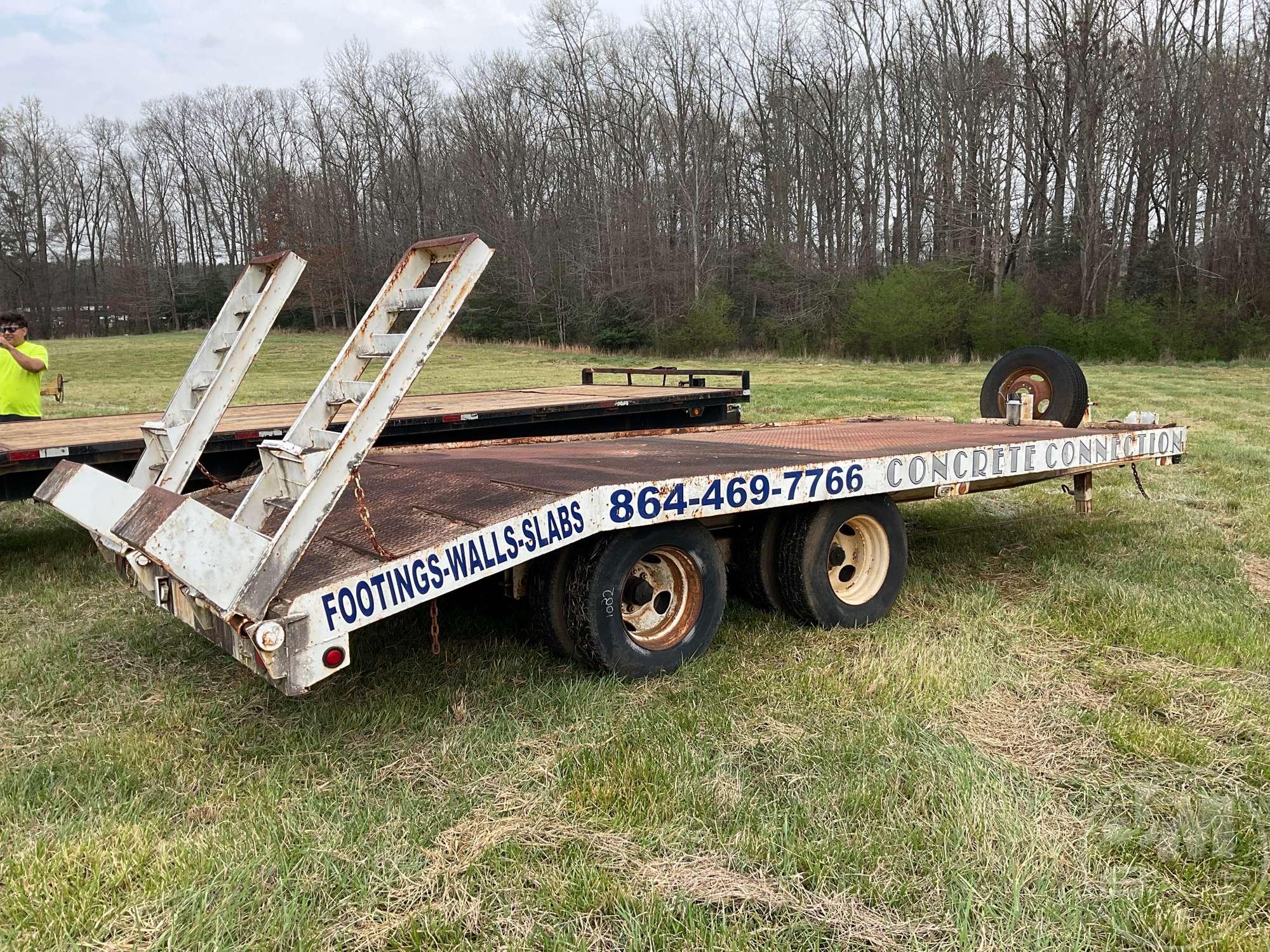 1994 REID TAG A LONG EQUIPMENT TRAILER VIN: 11RF25202R1012628