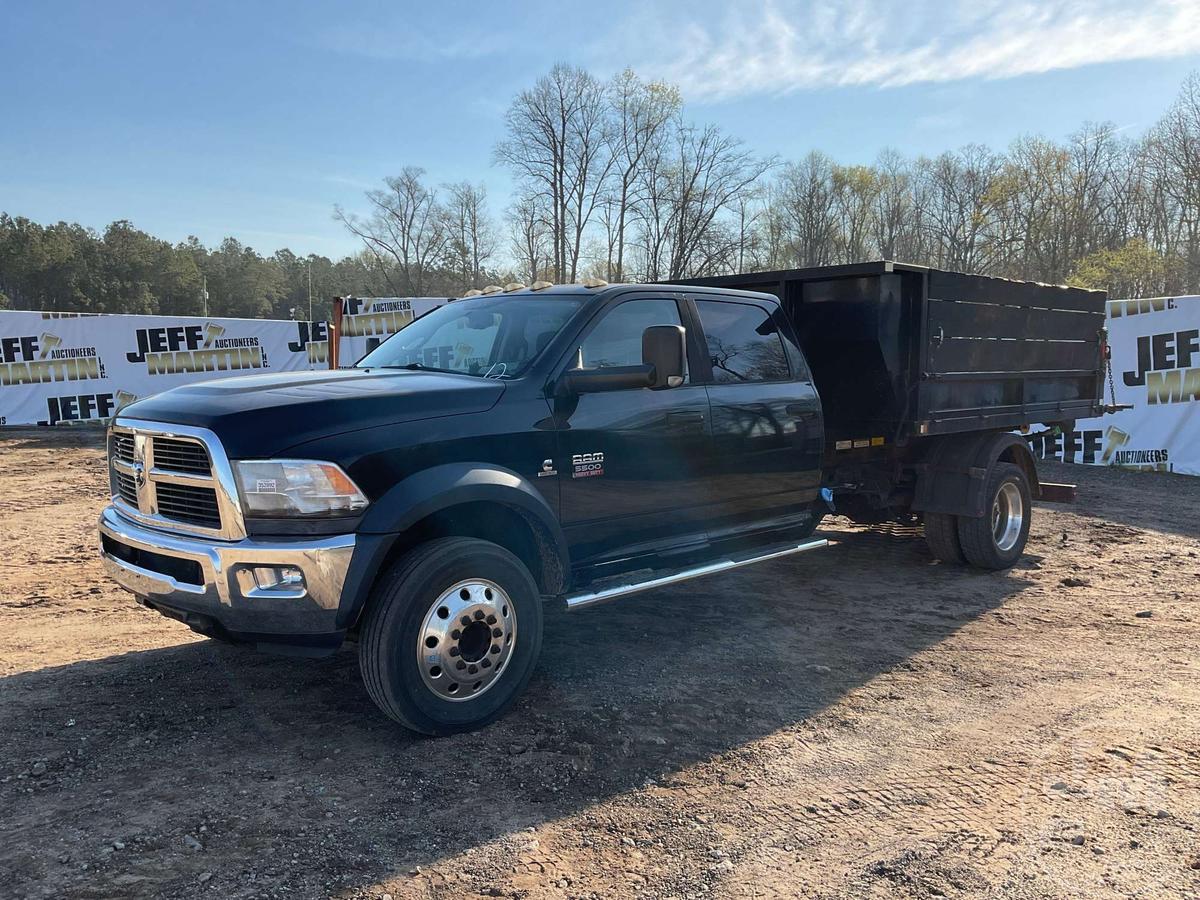 2012 DODGE RAM 5500 HD VIN: 3C7WDNFL7CG288499 S/A ROLL OFF TRUCK