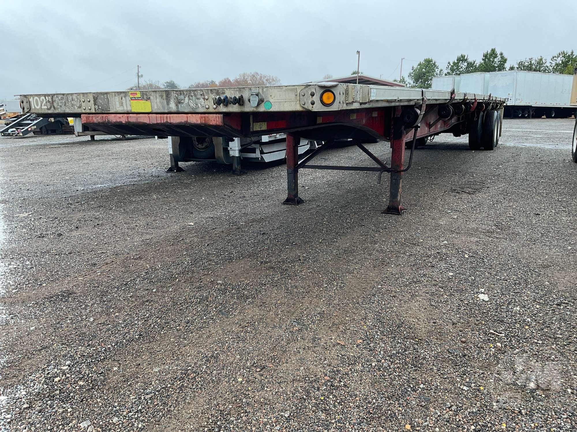 2008 UTILITY TRAILER MANUFACTURER FS2CHA 48'X102" COMBINATION FLATBED VIN: 1UYFS24848A316802