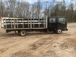 2008 GMC W4 SINGLE AXLE CREW CAB FLATBED TRUCK VIN: J8DC4J16287005566