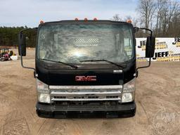 2008 GMC W4 SINGLE AXLE CREW CAB FLATBED TRUCK VIN: J8DC4J16287005566