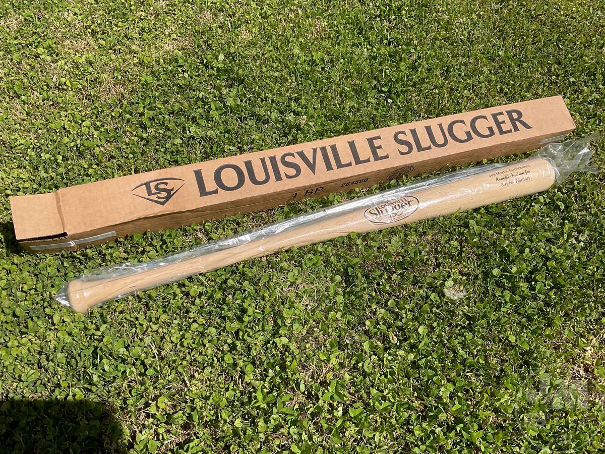 CHARITY LOT - LOUISVILLE SLUGGER BASEBALL BAT, PROCEEDS BENEFIT K9'S