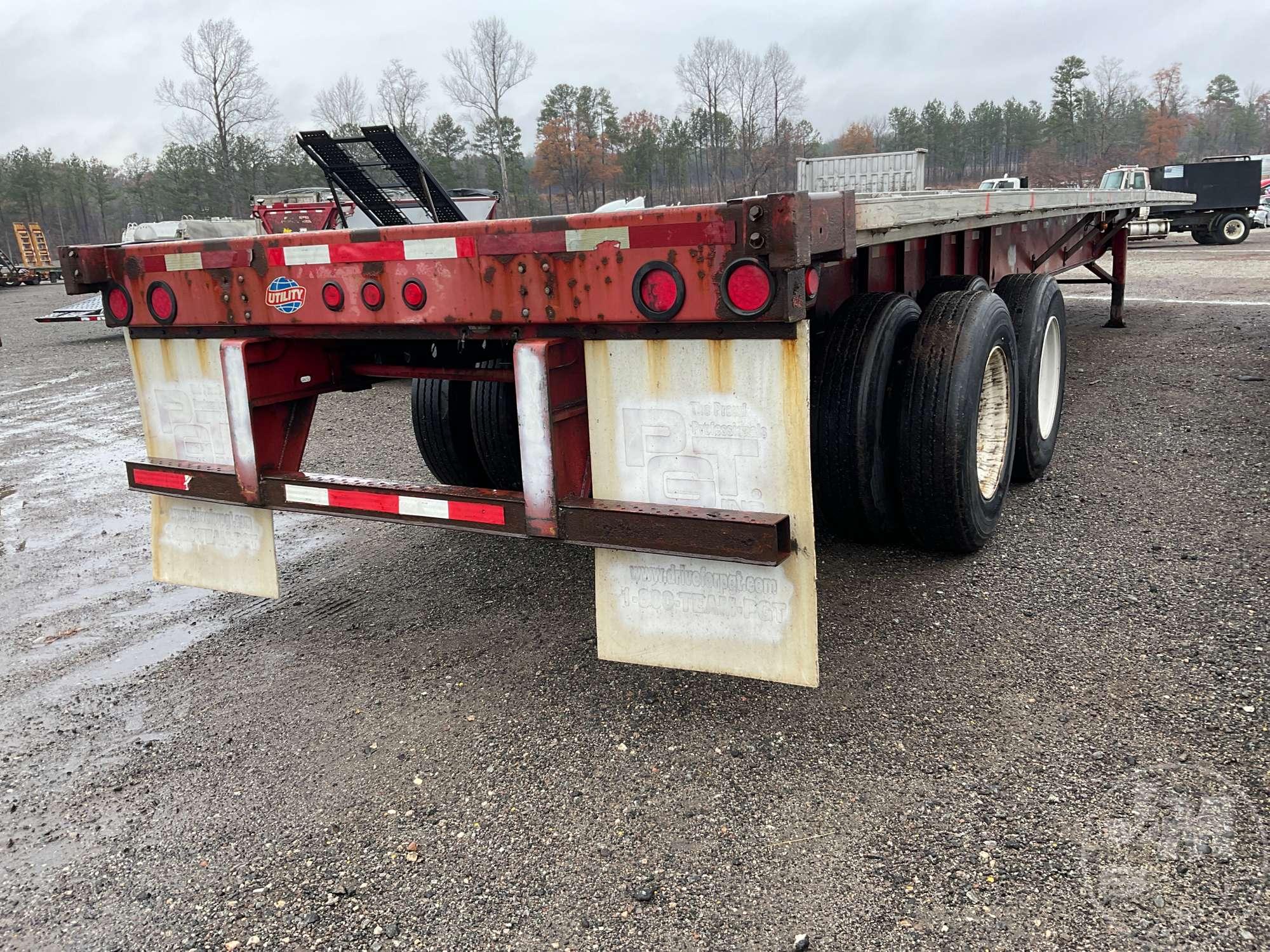 2008 UTILITY TRAILER MANUFACTURER FS2CHA 48'X102" COMBINATION FLATBED VIN: 1UYFS24848A316802