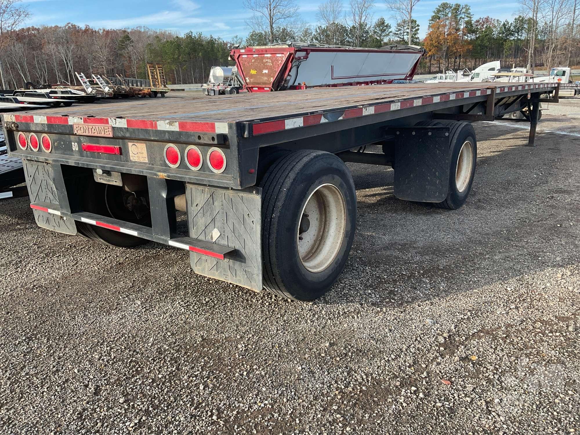2013 FONTAINE HCVSF12WSA 48'X102" EXTENDABLE STEEL FLATBED VIN: 13N14820XD1557496
