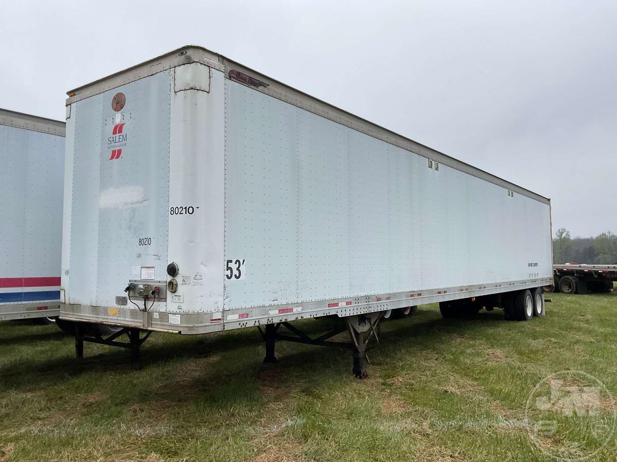 2001 GREAT DANE TRAILERS 53'X102" VAN TRAILER VIN: 1GRAA06251S021609