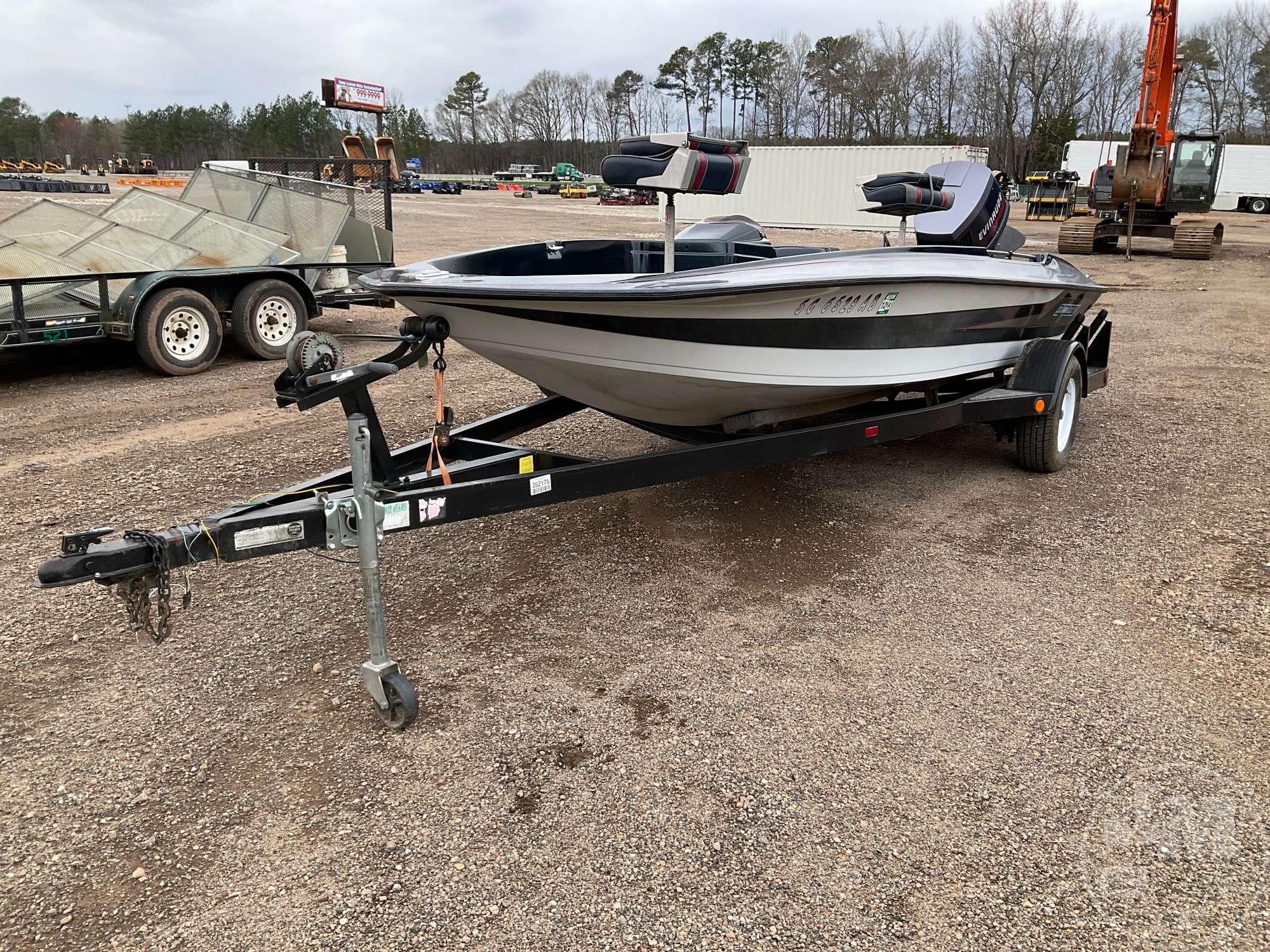 1988 STRATOS VIN BNZ7F148L788 BASS BOAT