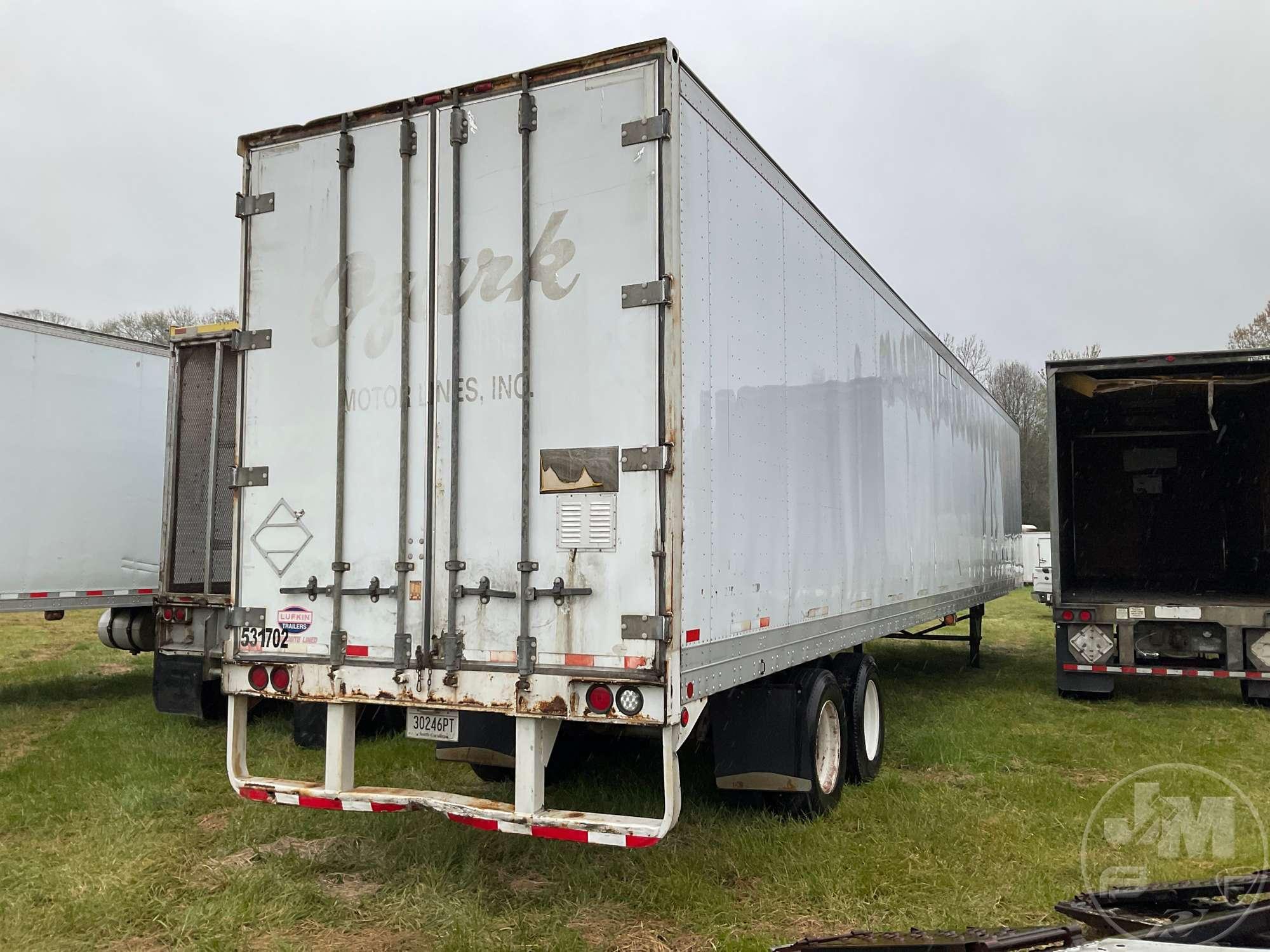 2004 LUFKIN 53'X102" VAN TRAILER VIN: 1L01A532441155406