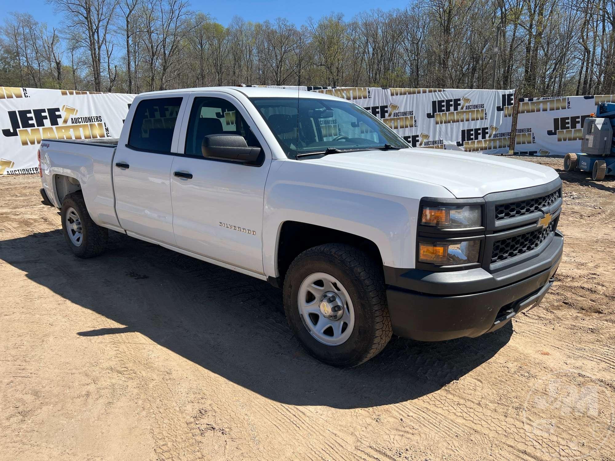 2014 CHEVROLET SILVERADO CREW CAB 4X4 PICKUP VIN: 3GCUKPEC3EG253601