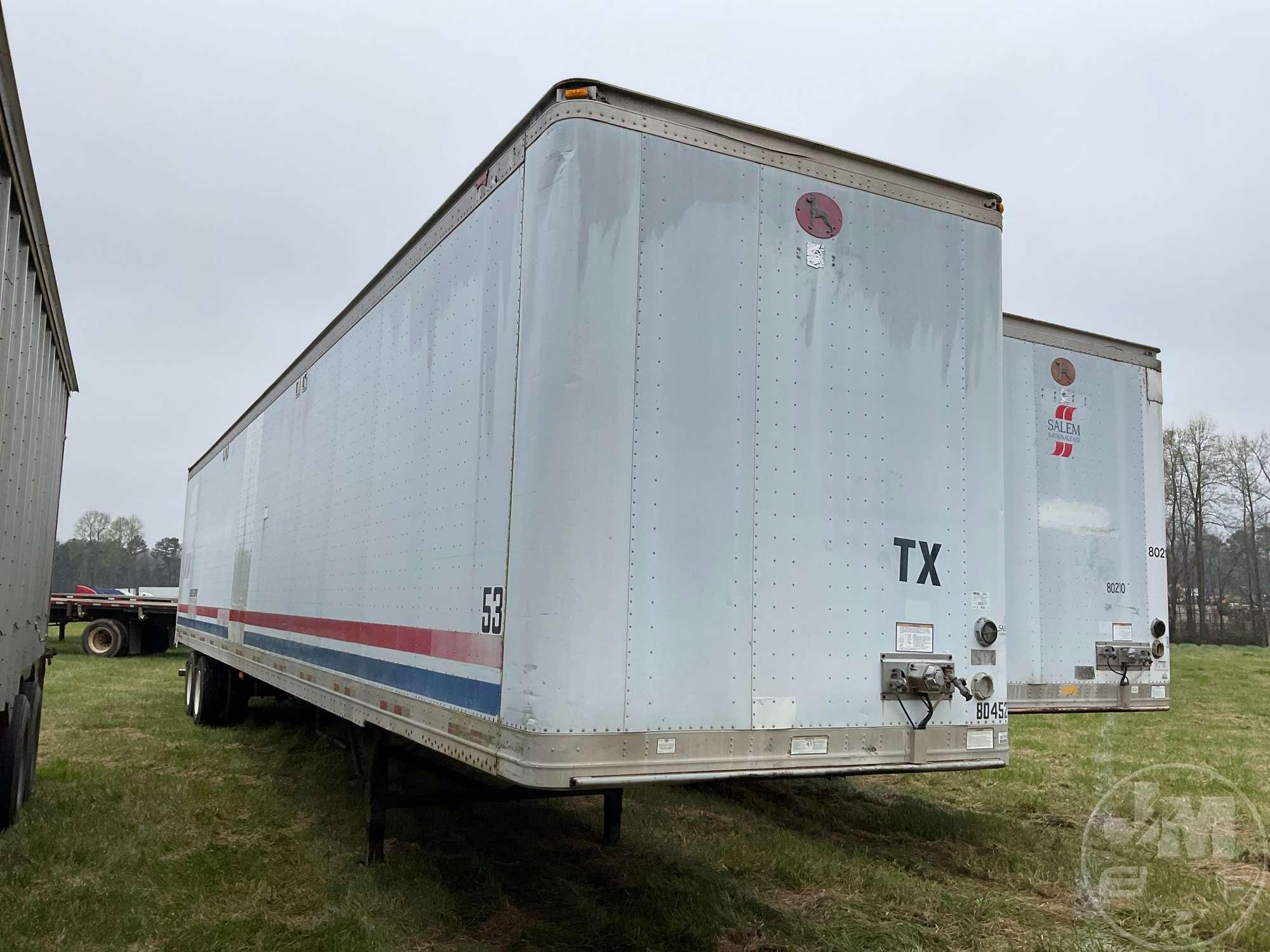 2001 GREAT DANE TRAILERS GREAT DANE TRAILERS 53'X102" VAN TRAILER VIN: 1GRAA06212G321751