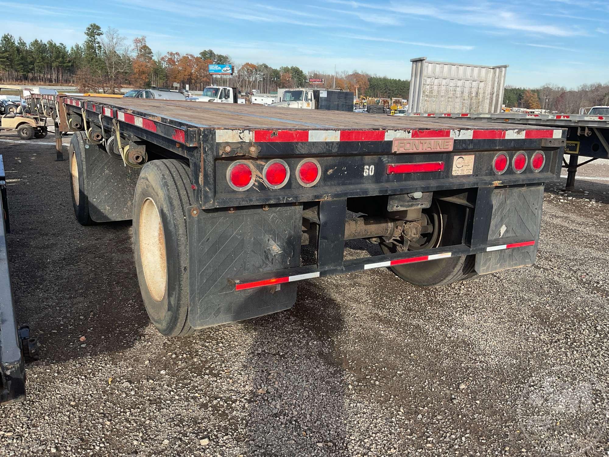 2013 FONTAINE HCVSF12WSA 48'X102" EXTENDABLE STEEL FLATBED VIN: 13N14820XD1557496