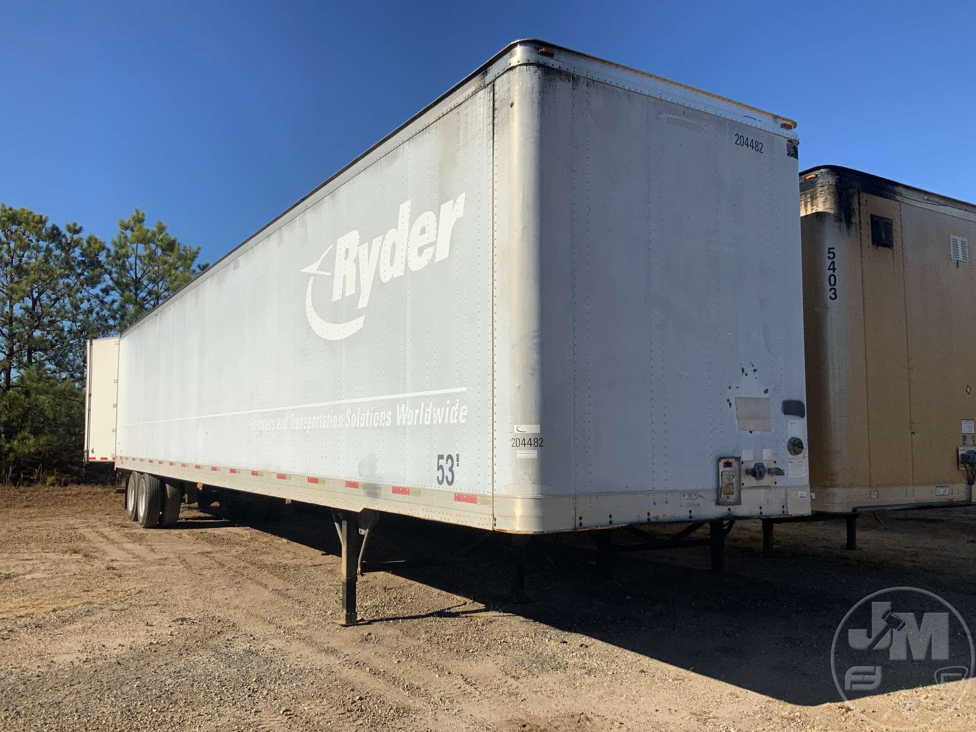 2000 TRAILER MOBILE 1PT0 53'X102" VAN TRAILER VIN: 1PT01JAH3Y9016367