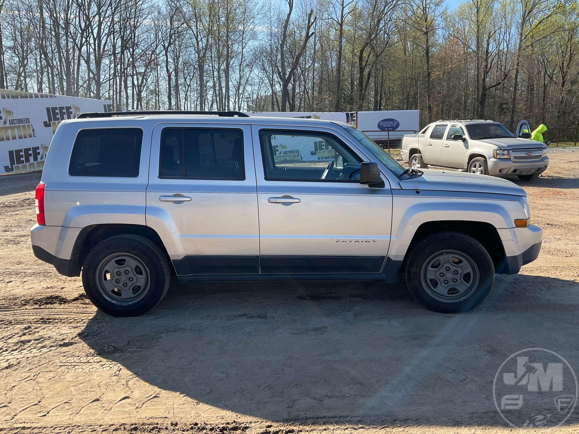 2012 JEEP PATRIOT VIN: 1C4NJPBA0CD636366 SUV