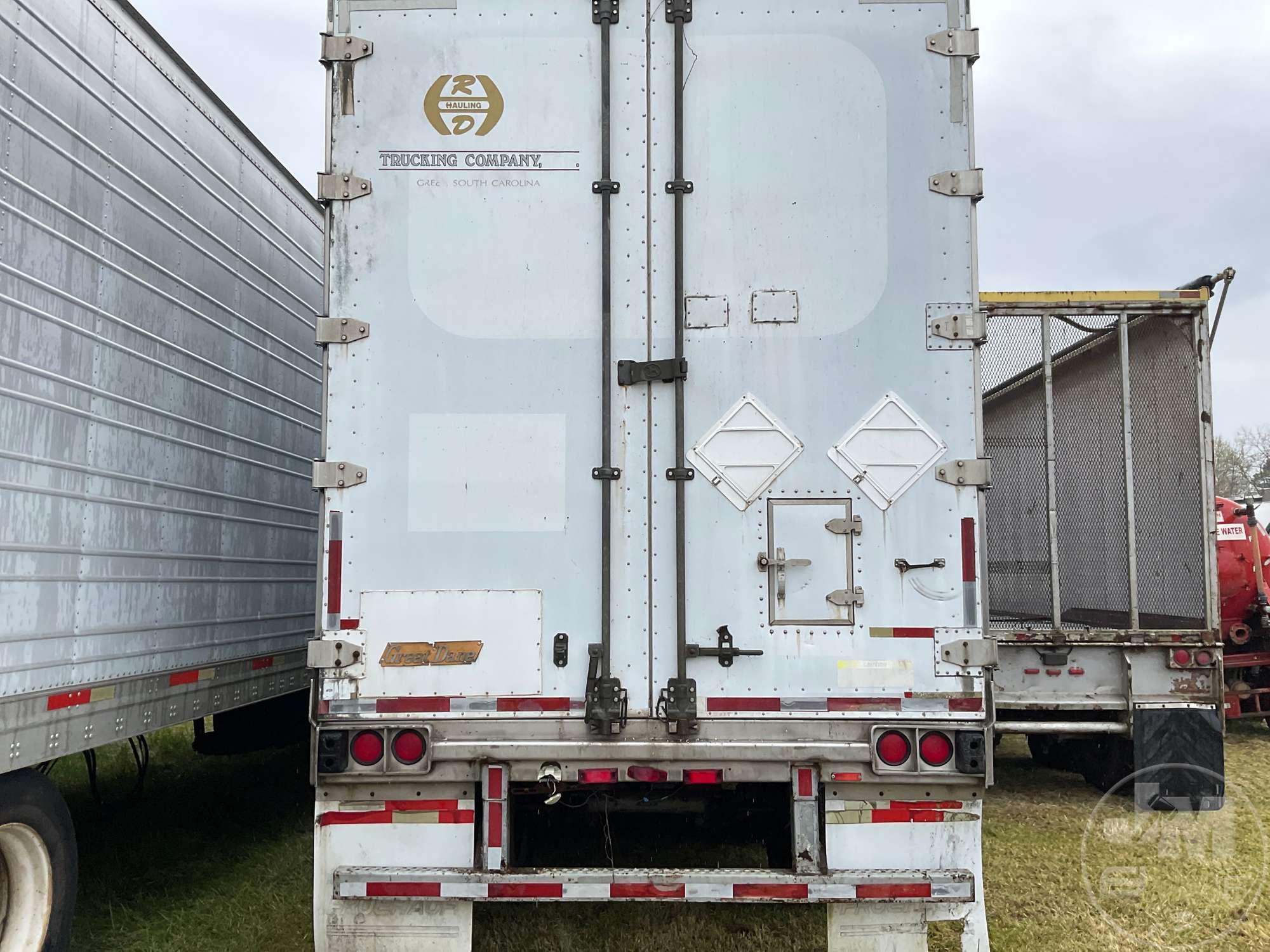 1993 GREAT DANE TRAILERS 48'X102" REFRIGERATED VAN TRAILER VIN: 1GRAA9625PB114630