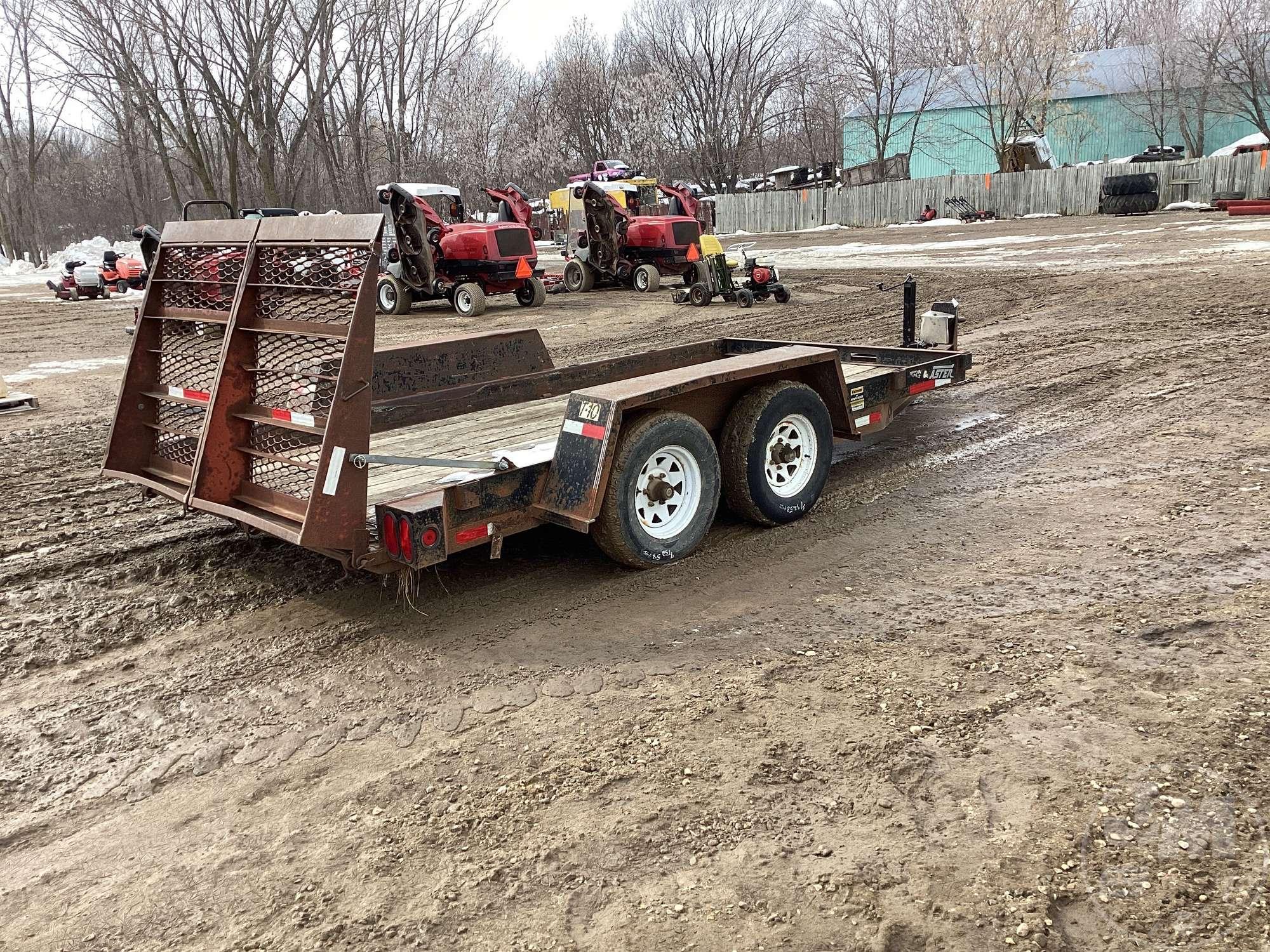 1997 TOWMASTER I-90P EQUIPMENT TRAILER VIN: 4KNUT14260161005