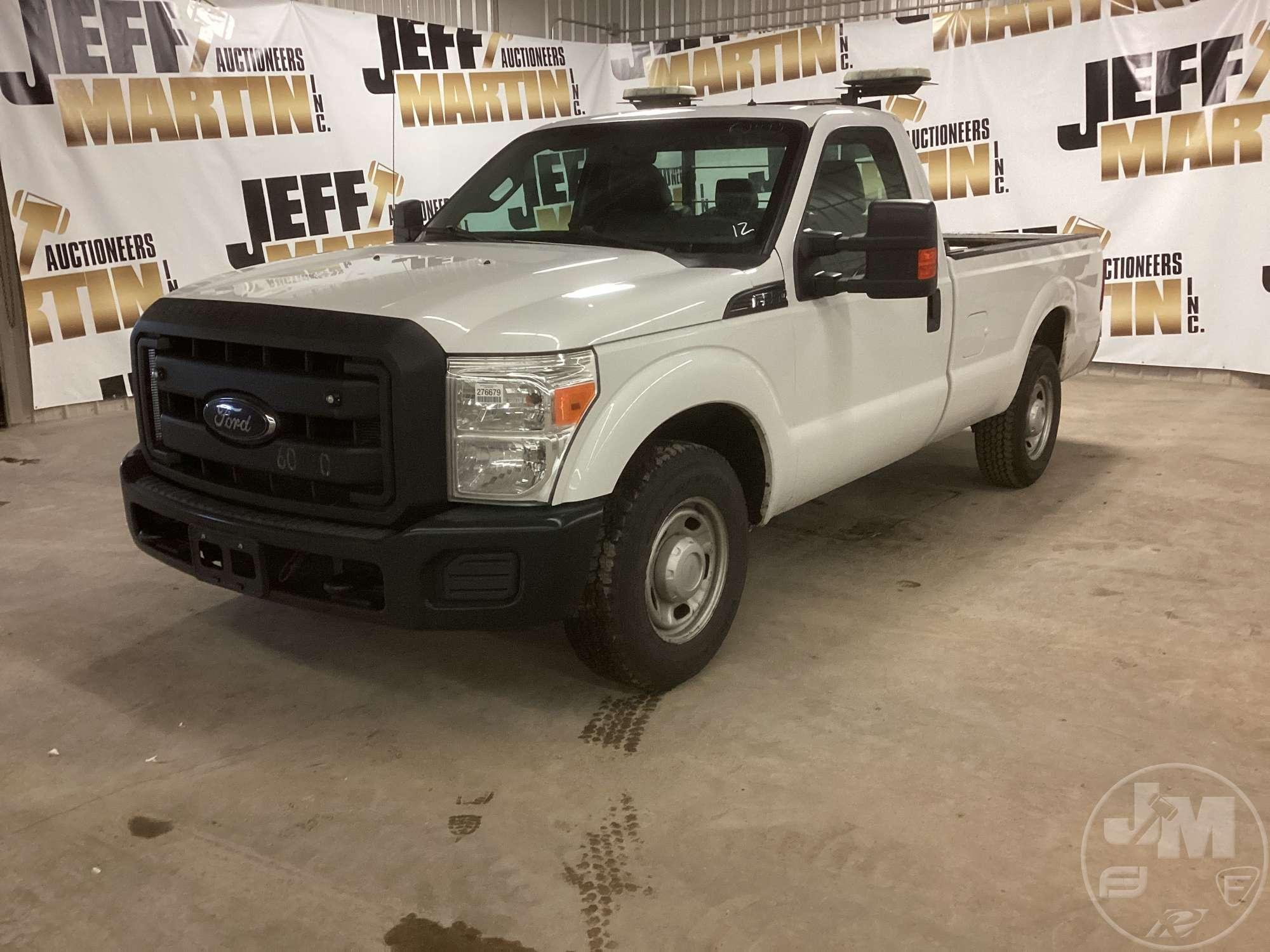 2012 FORD F-SUPER DUTY REGULAR CAB 3/4 TON PICKUP VIN: 1FTBF2A64CEB85151