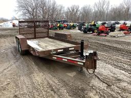 1997 TOWMASTER I-90P EQUIPMENT TRAILER VIN: 4KNUT14260161005