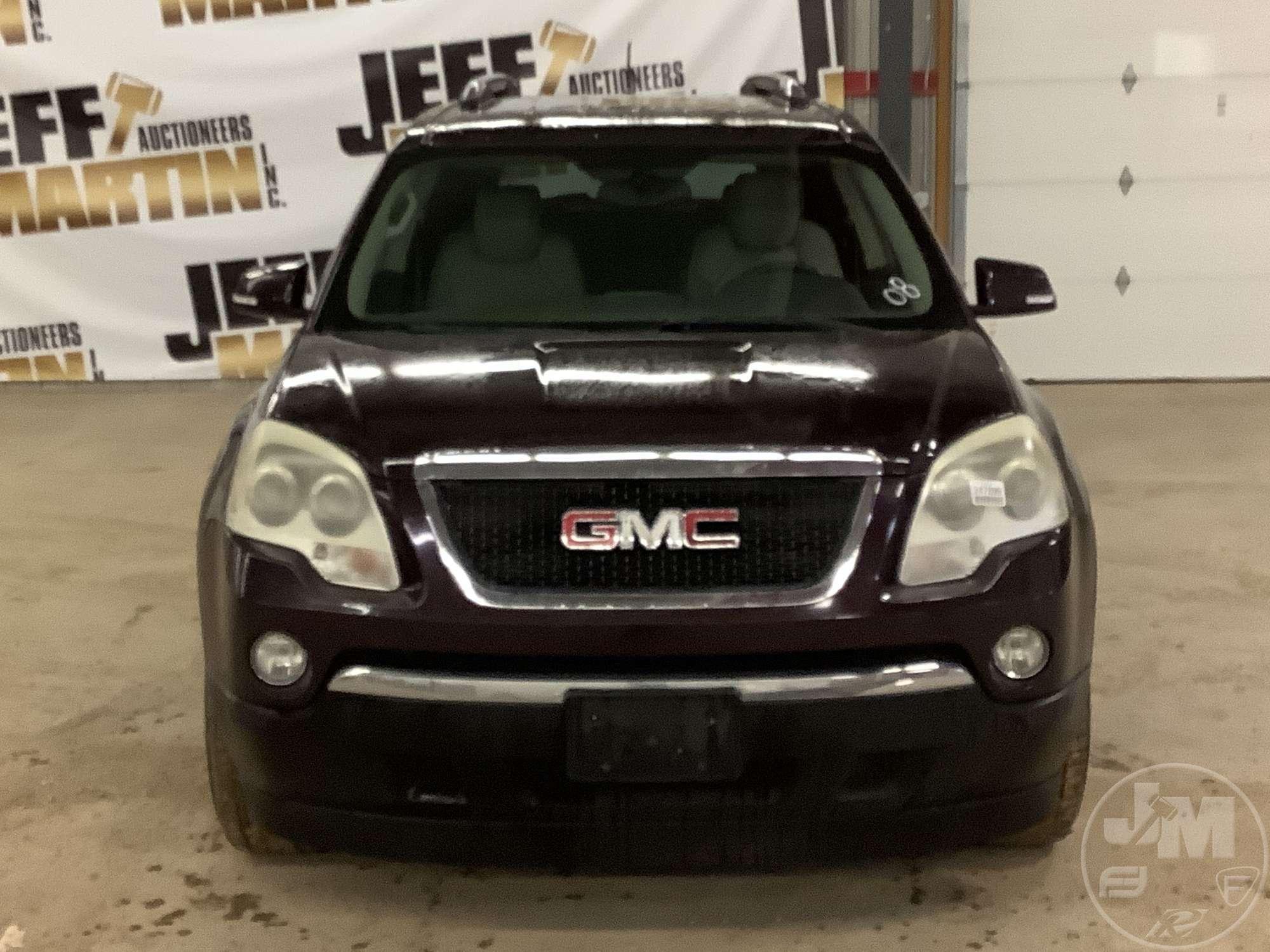 2008 GMC ACADIA VIN: 1GKER23768J304301 FWD SUV