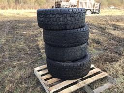 (4) OPEN COUNTRY TOYO A/T 35X12.50R20 TIRES