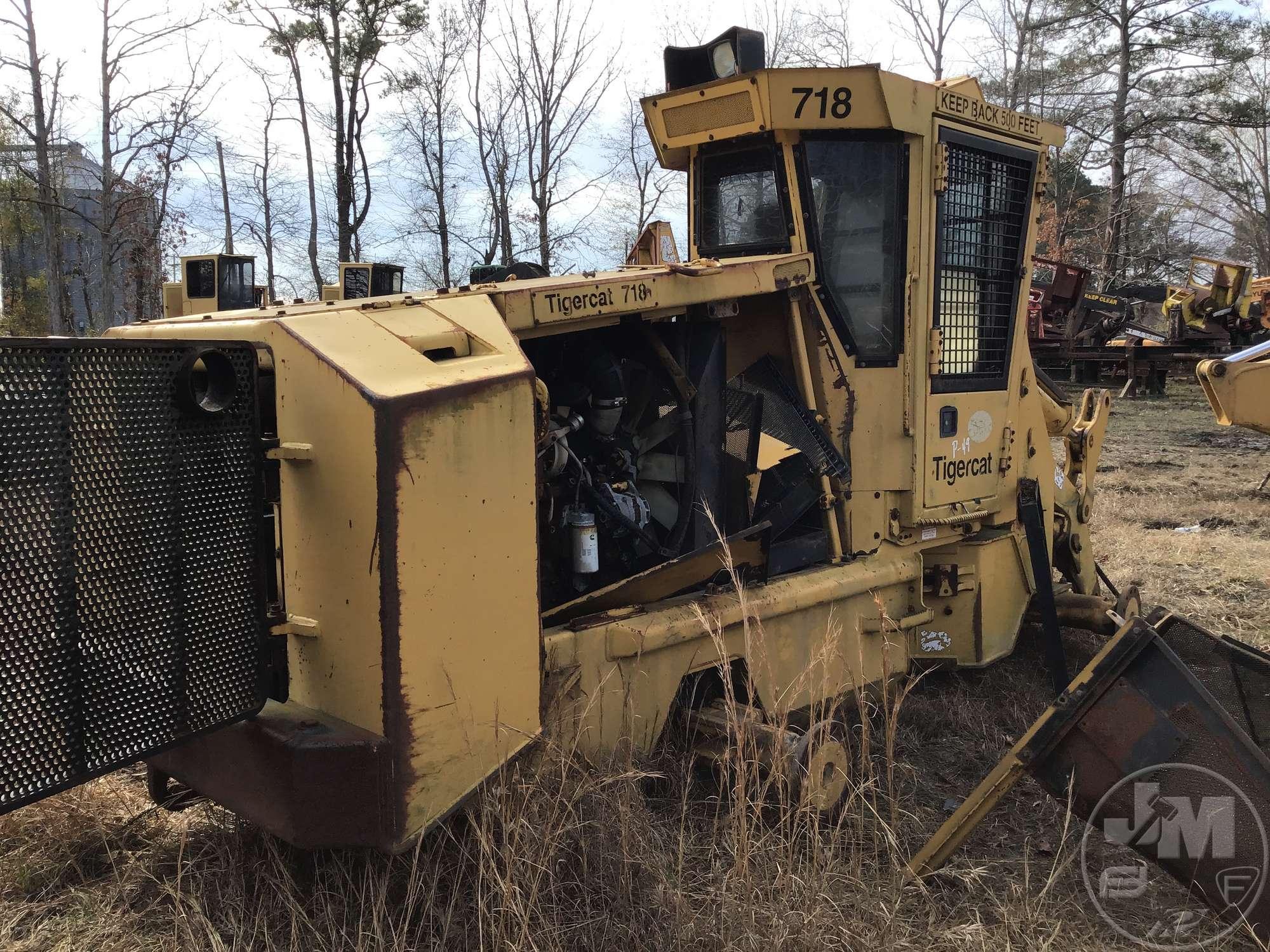 2002 TIGERCAT 718 FELLER BUNCHER SN: 7180174