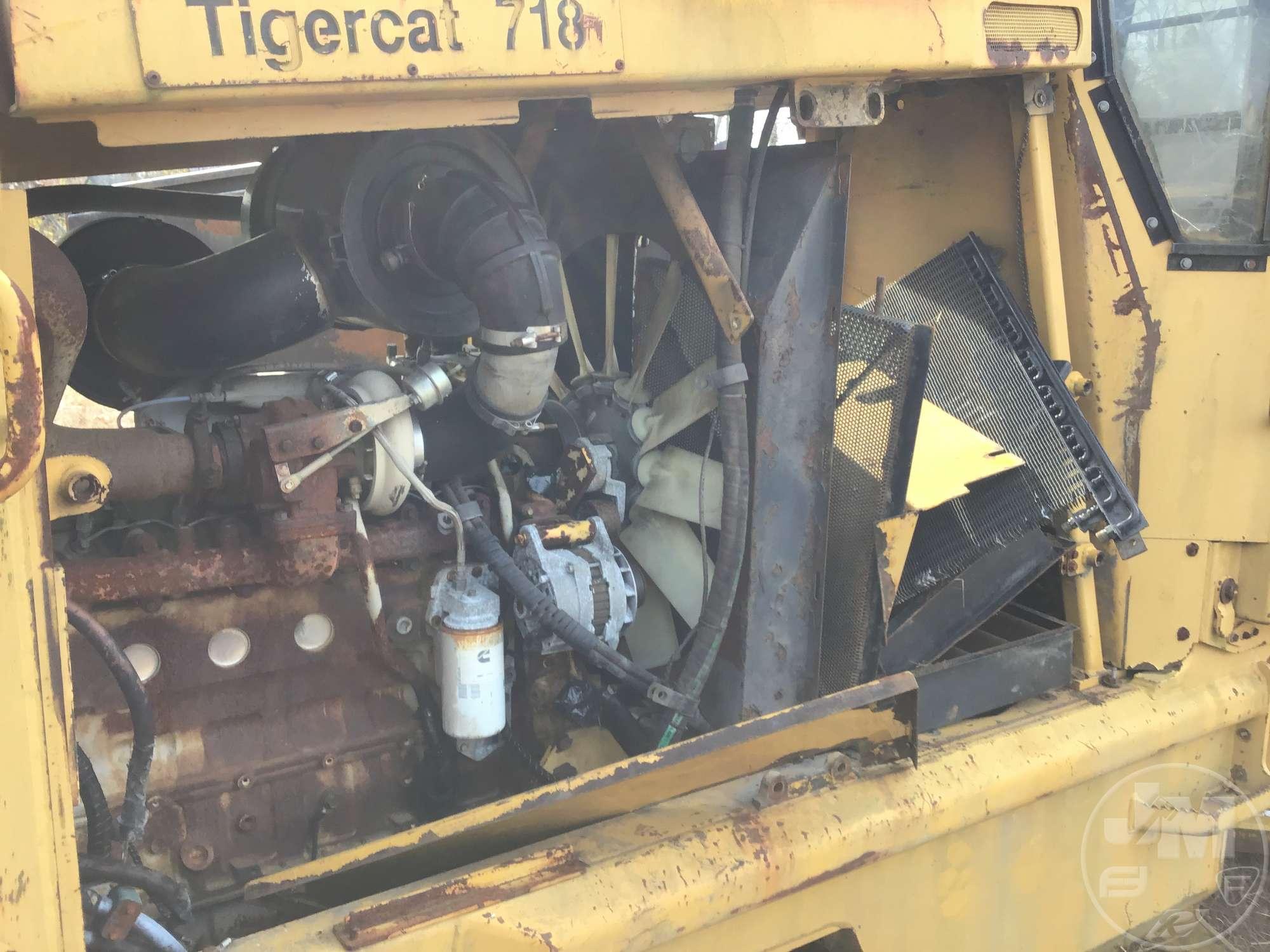 2002 TIGERCAT 718 FELLER BUNCHER SN: 7180174