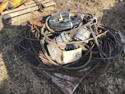 PALLET OF MISC ALTERNATORS, HOSES & CABLE