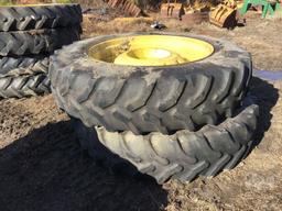 (2) GOOD YEAR 480/80R45 TIRES W/RIMS