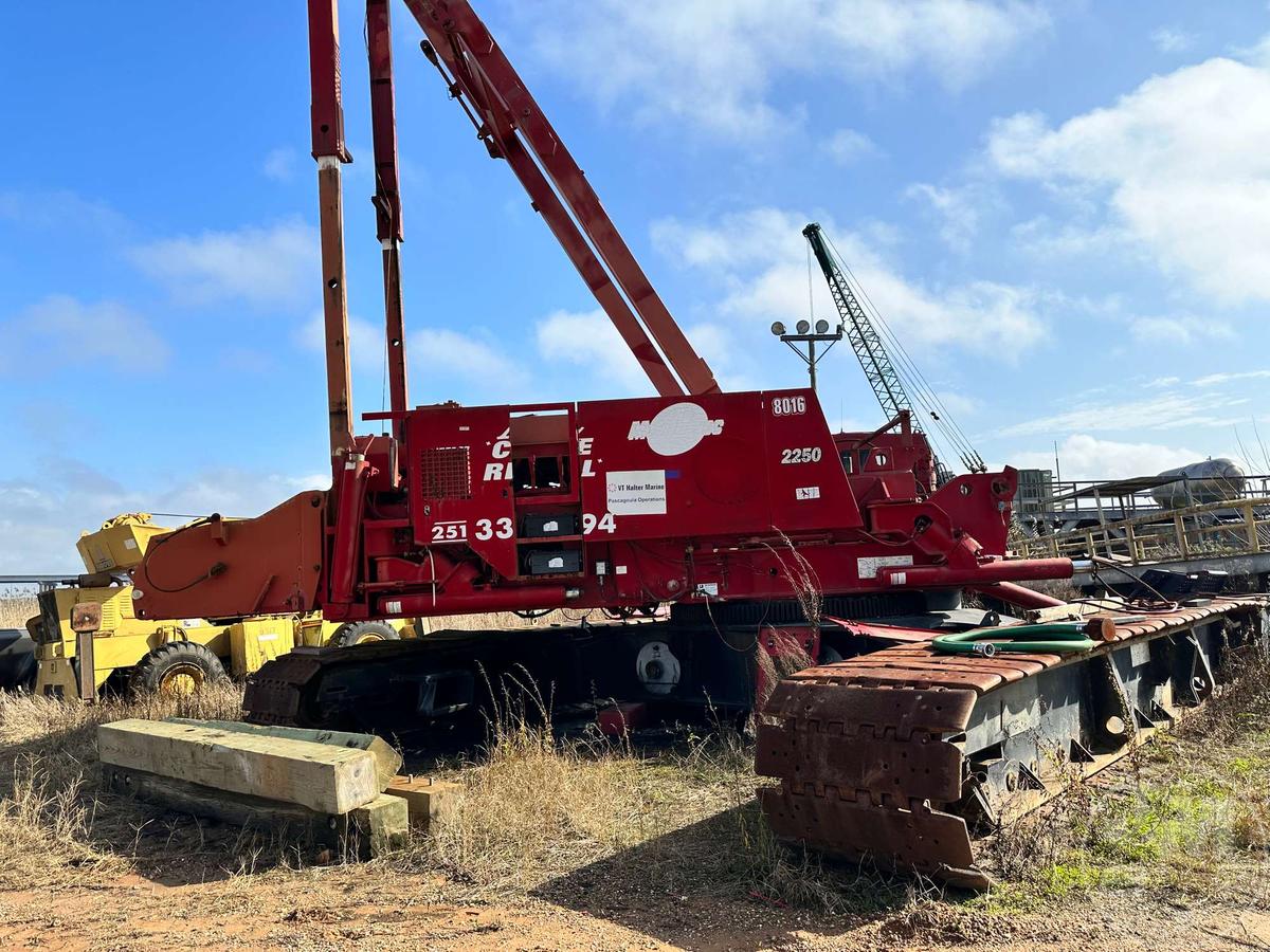 2001 MANITOWOC 2250 CRAWLER CRANE SN: 81183