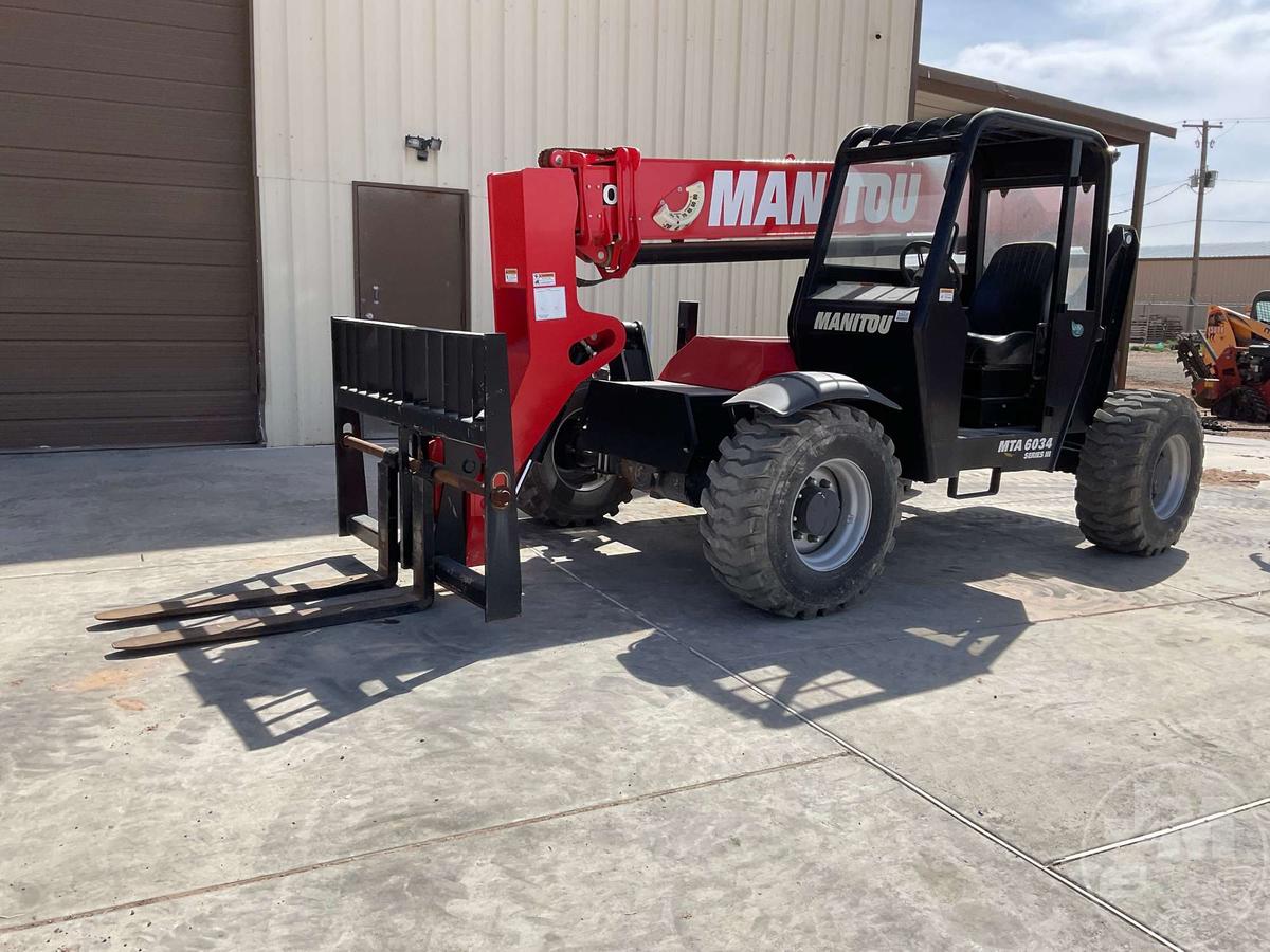 2019 MANITOU MT6034 SERIES 3 TELESCOPIC FORKLIFT SN: MT6034DL516450