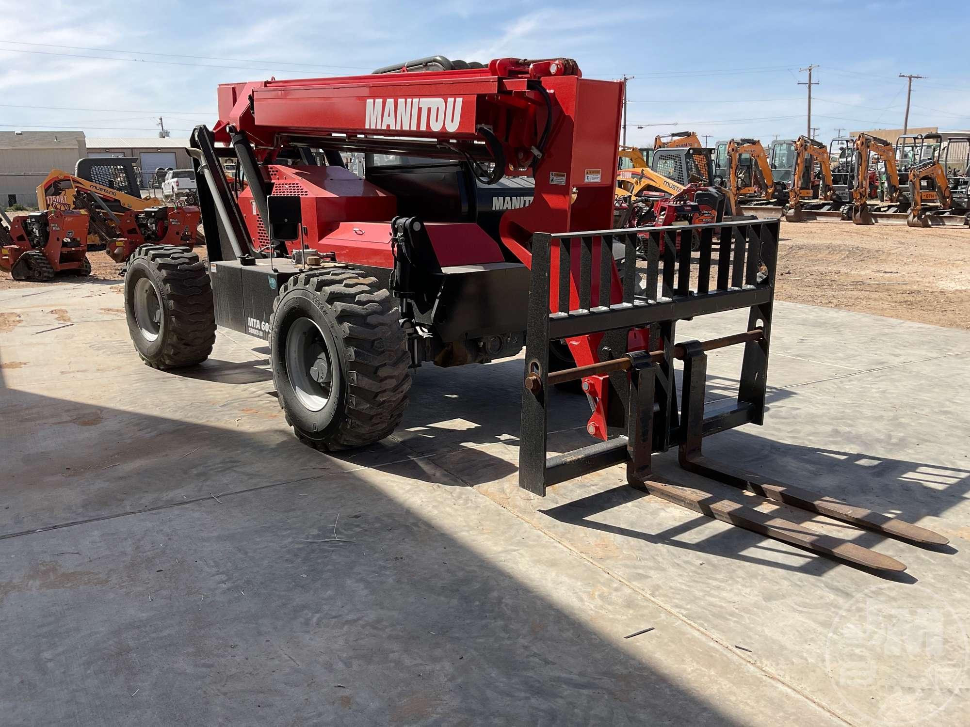2019 MANITOU MT6034 SERIES 3 TELESCOPIC FORKLIFT SN: MT6034DL516450