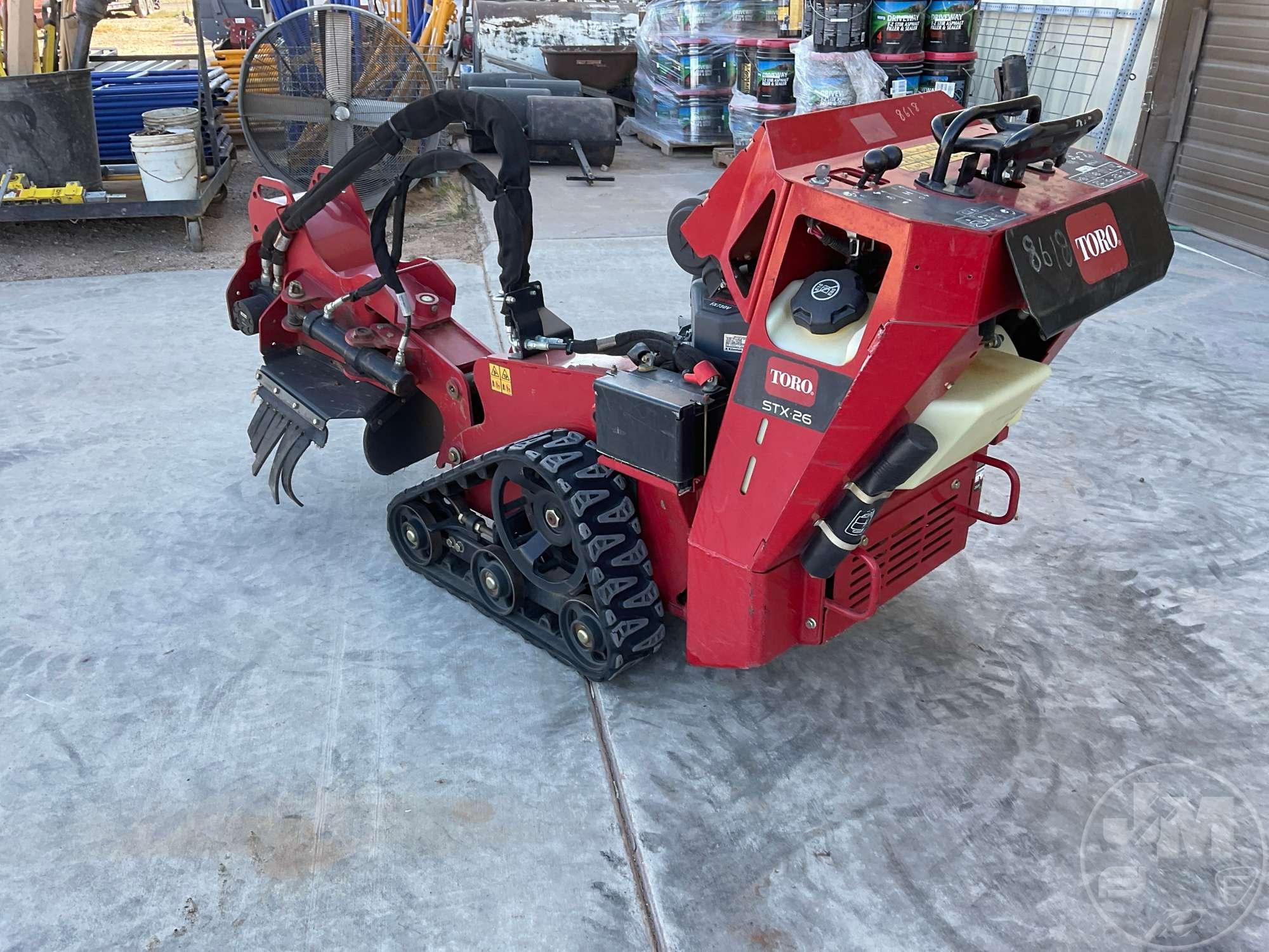 2020 TORO STX-26 23208 SN: 407828618 STUMP GRINDER