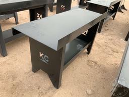 (UNUSED) KC 60”...... X 25”...... WORK BENCH, W/ BOTTOM SHELF