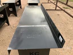 (UNUSED) KC 90”...... X 25”...... WORK BENCH, W/ BOTTOM SHELF