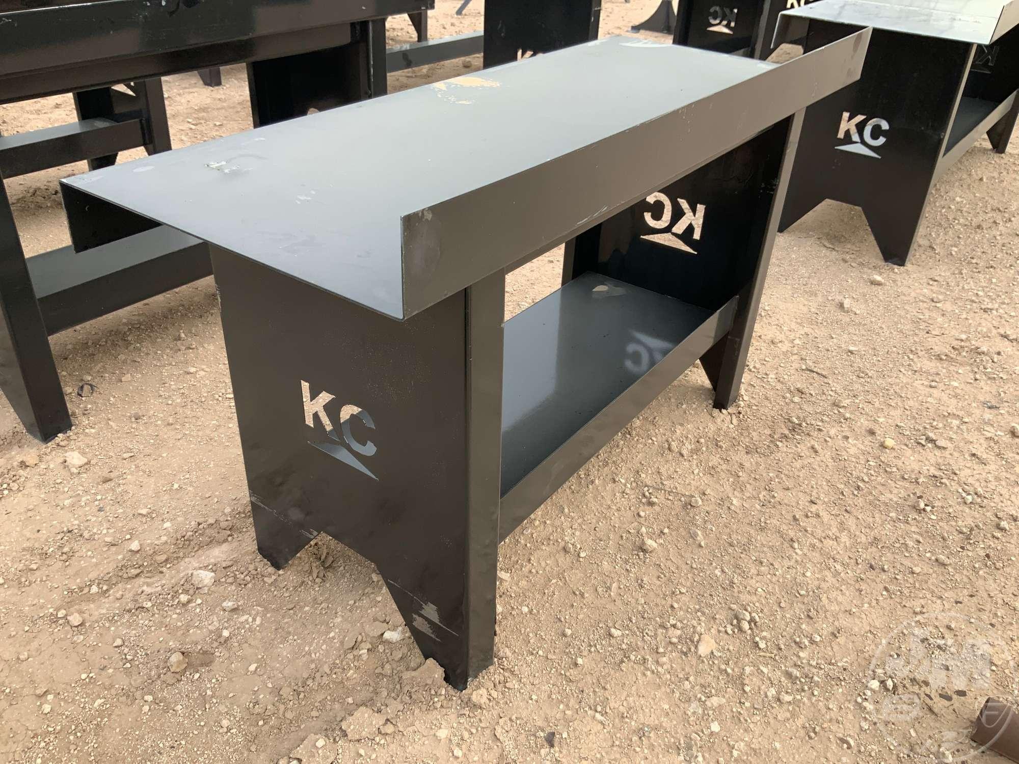 (UNUSED) KC 60”...... X 25”...... WORK BENCH, W/ BOTTOM SHELF