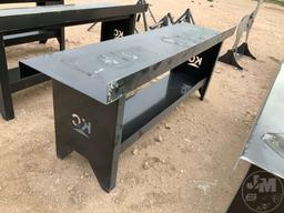 (UNUSED) KC 90”...... X 25”...... WORK BENCH, W/ BOTTOM SHELF