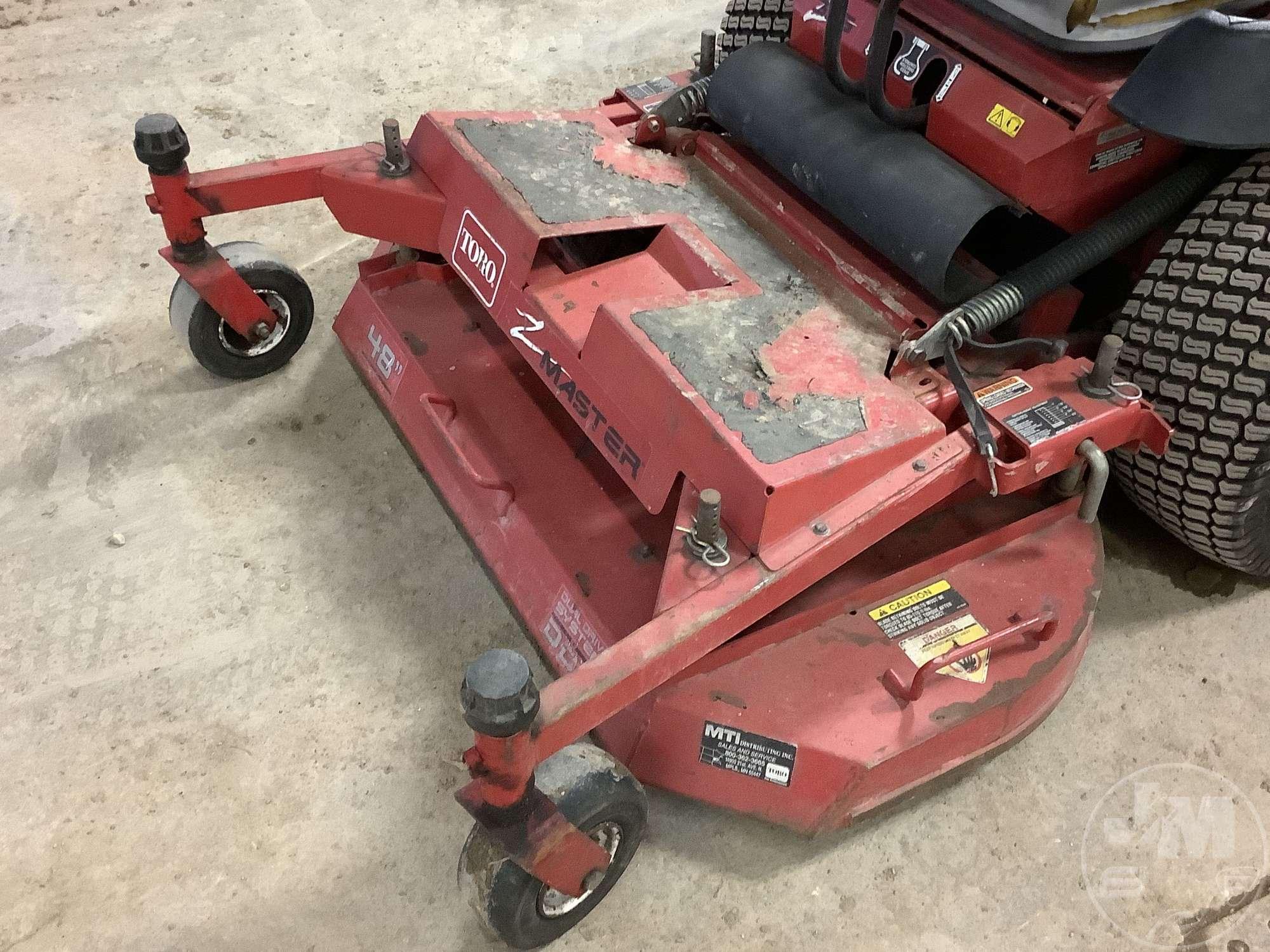 TORO Z MASTER ZERO TURN SN: 200000434