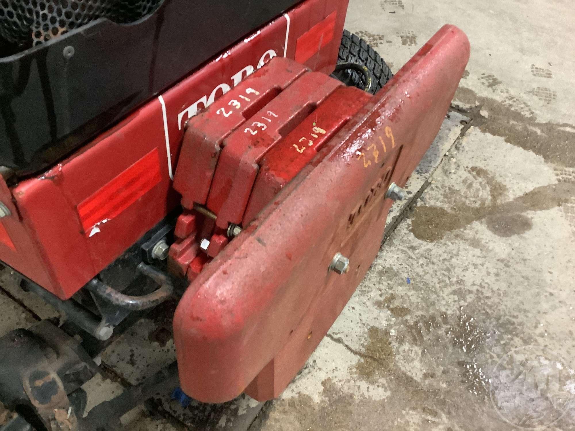 2015 TORO 3280D ROTARY MOWER SN: 30345-315000247