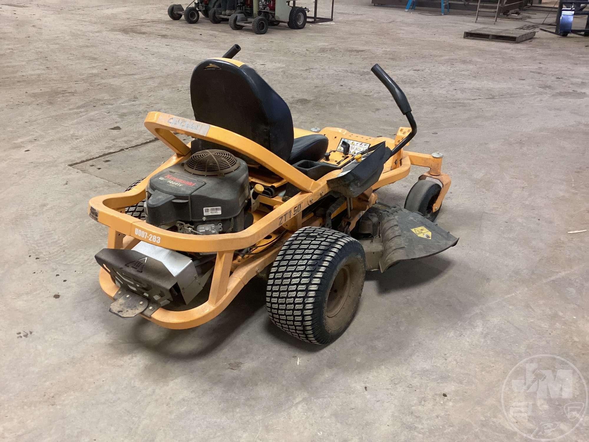 2018 CUB CADET ULTIMA ZT150 ZERO TURN SN: 1L078H50124