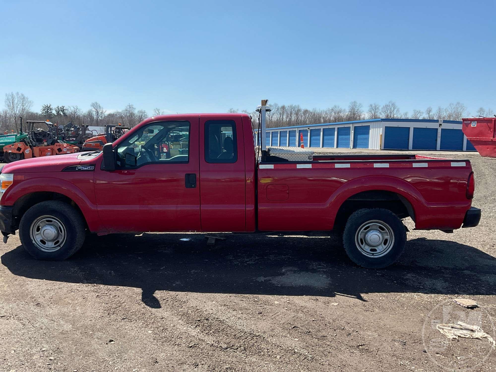 2011 FORD F-250 SUPER DUTY EXTENDED CAB 3/4 TON PICKUP VIN: 1FT7X2A67BEA31356