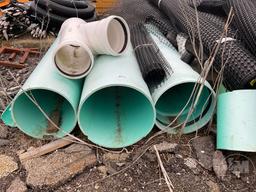 LOT OF MISC SIZE AND QTY FENCING AND PIPE AND