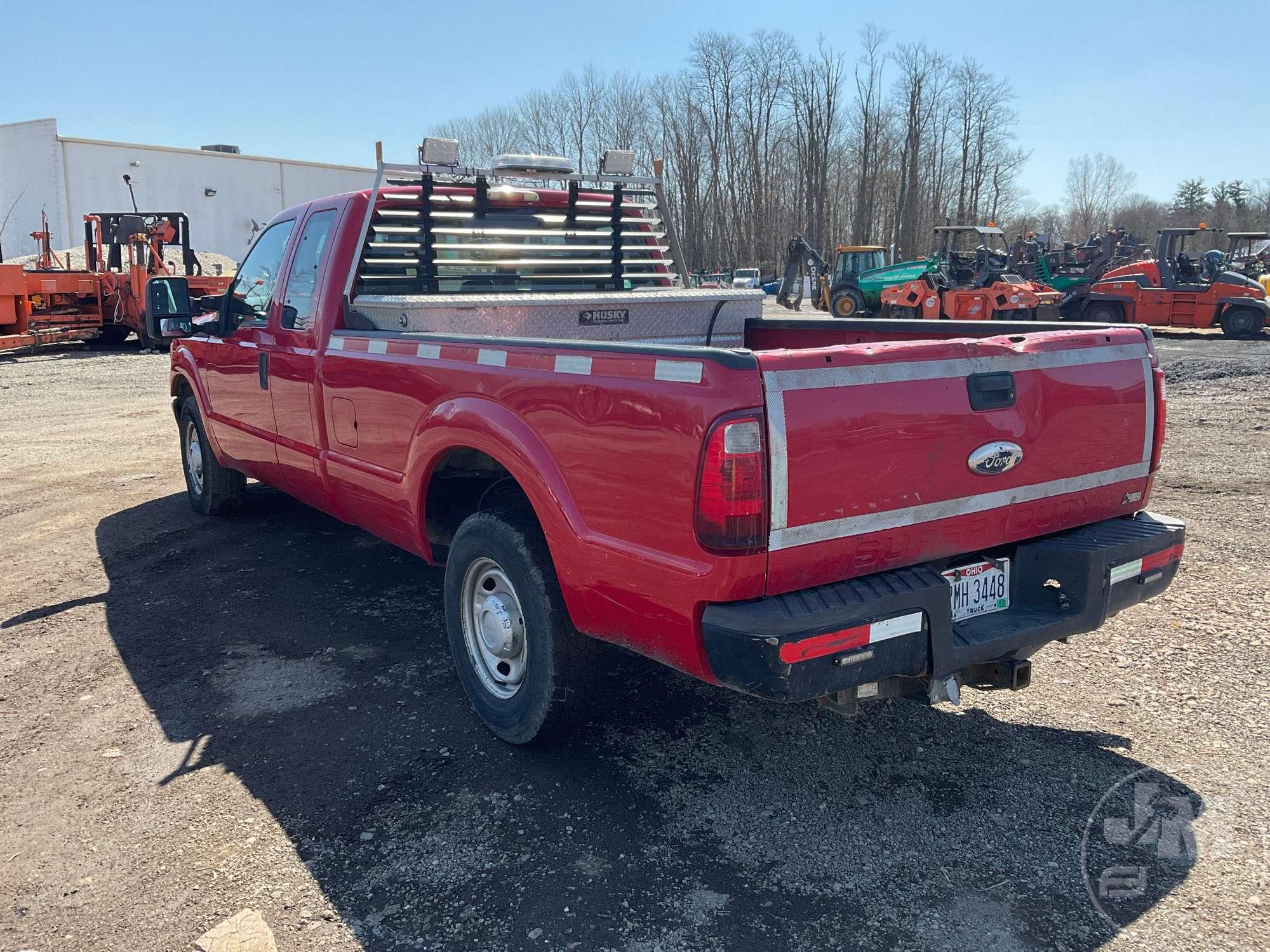 2011 FORD F-250 SUPER DUTY EXTENDED CAB 3/4 TON PICKUP VIN: 1FT7X2A67BEA31356