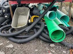 LOT OF MISC SIZE AND QTY FENCING AND PIPE AND