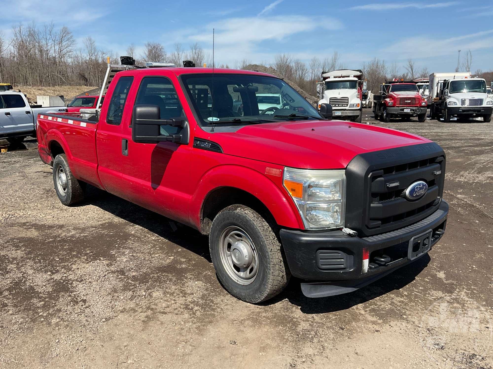 2011 FORD F-250 SUPER DUTY EXTENDED CAB 3/4 TON PICKUP VIN: 1FT7X2A67BEA31356