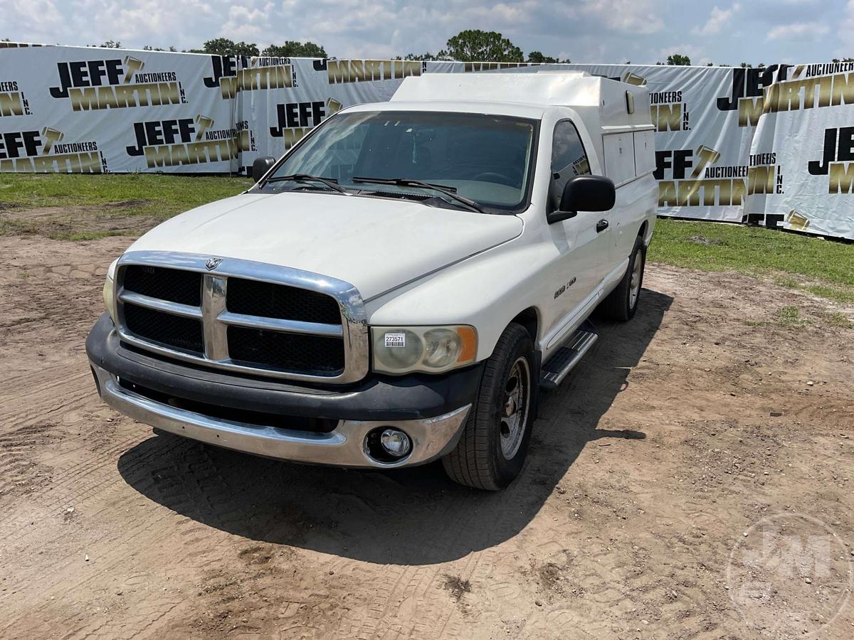 2002 DODGE RAM S/A UTILITY TRUCK VIN: 1D7HA16N52J201355