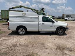 2002 DODGE RAM S/A UTILITY TRUCK VIN: 1D7HA16N52J201355