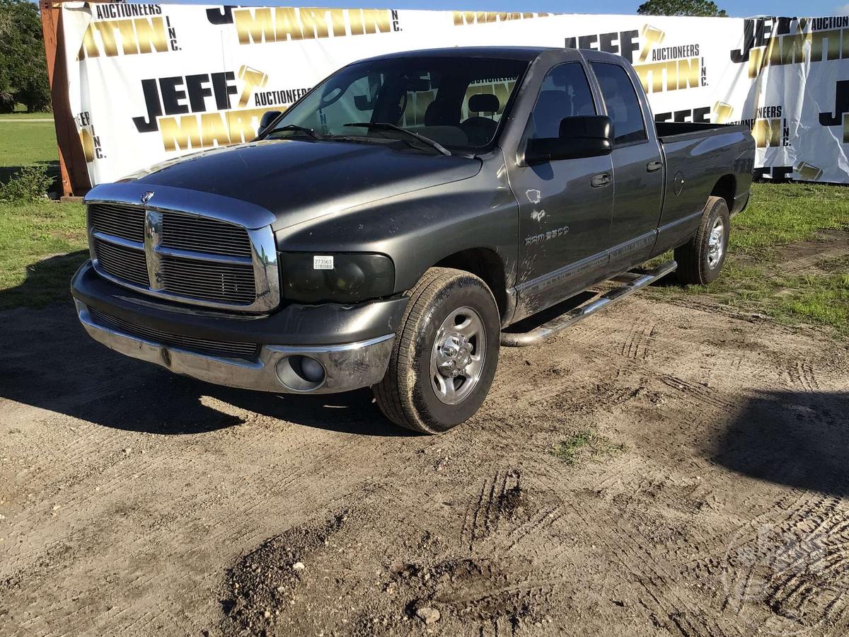 2004 DODGE RAM CREW CAB PICKUP VIN: 3D7KA28C94G243409